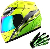 Vista 36 de WOW Casco completo para motocicleta, Bicicleta BMX MX para niños, S