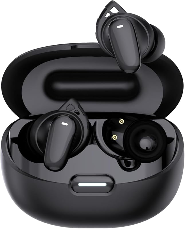 Bluetoothイヤホン ワイヤレスイヤホン 6つのシリコンマイク搭載 AIスマートENC通話ノイズキャンセリング IPX7防水 最大65時間再生 2026年最新Bluetooth5.4ブルートゥースイヤホン 全音域HIFI音質低遅延接続瞬時WEB会議/運動/ゲーム/通学通勤/スポーツ/音楽用 iPhone/Android対応