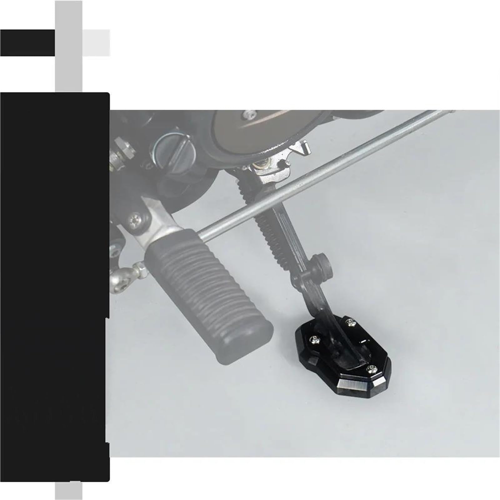 Piastra Cavalletto Laterale Per Harley Sportster S RH1250S 2021-2024 Piastra Di Supporto Allargata Per Cavalletto Laterale Laterale Supporto Estensione