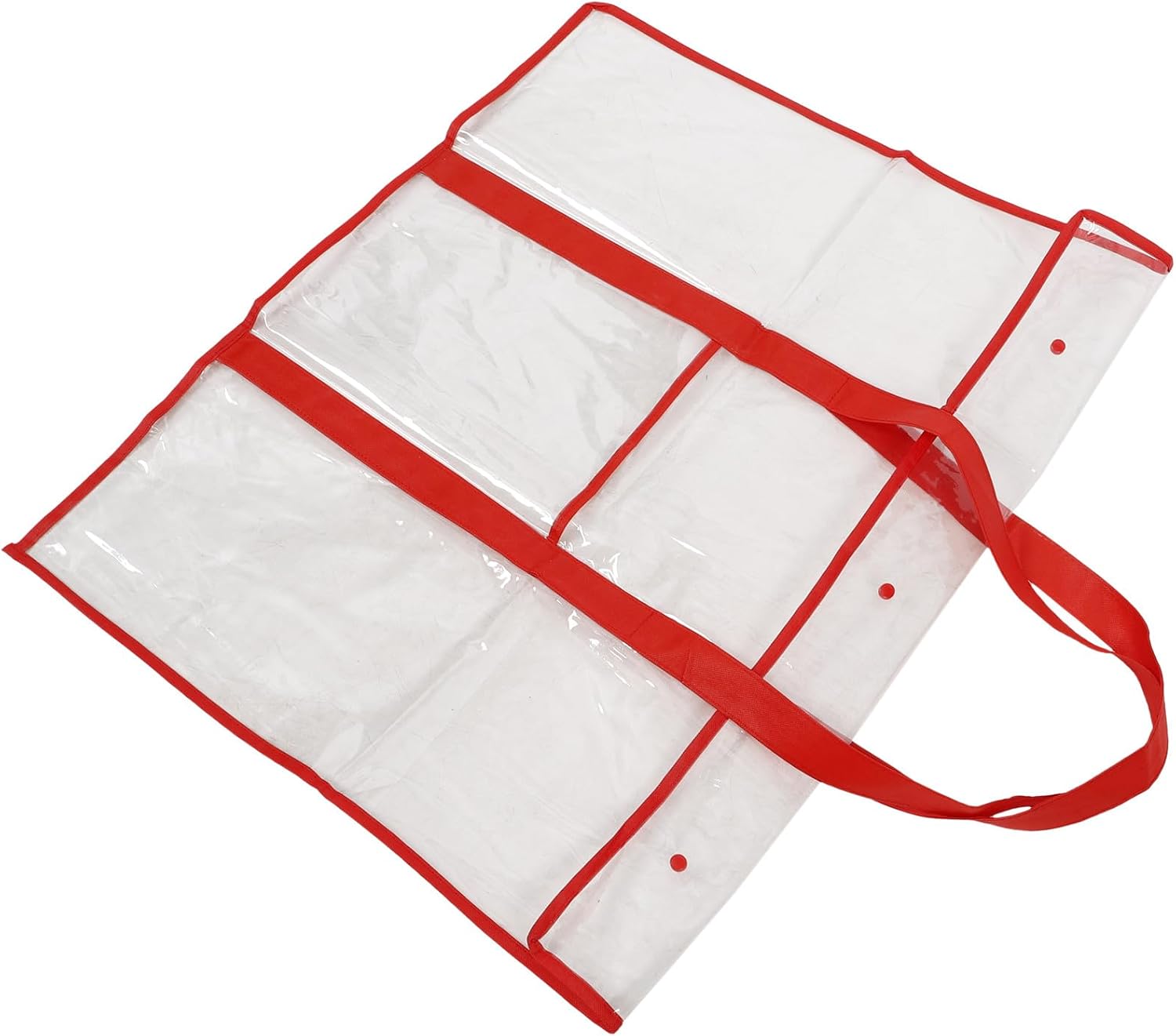 Large Red Drawing Board Carrier Bag Portable Art Portfolio Organizer with Zipper for Painting Paper and Poster Storage