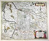 janssonius van waesberghe  Saxonia Inferior. - Niedersachsen Hamburg Lübeck Lüneburg Karte map