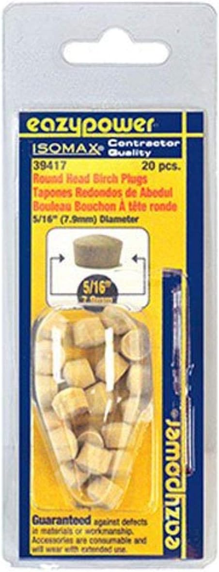 Eazypower 39417 5/16" Round Head Plugs (20 Piece)