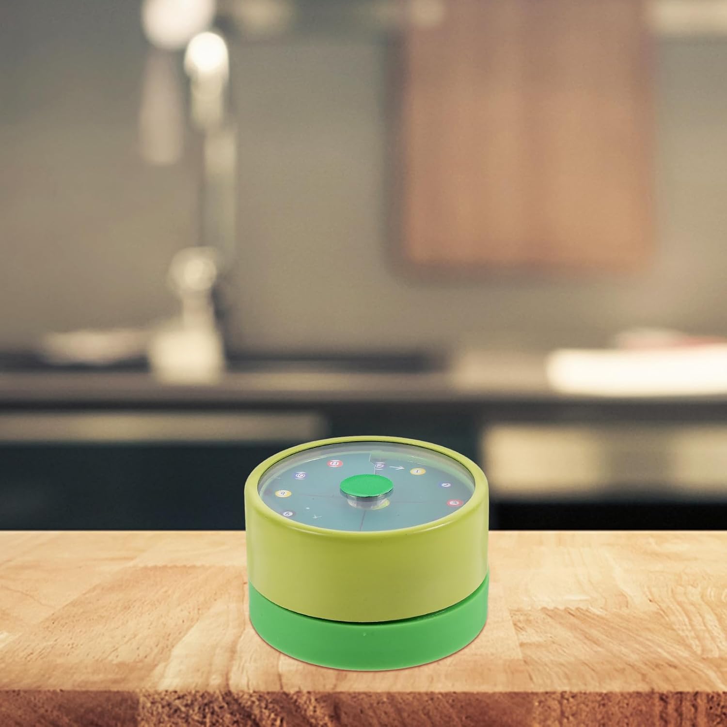 Mechanical Kitchen Timer Countdown Manager for Teenagers, Fresh Green Multifunctional Cooking Timer for Study and Baking