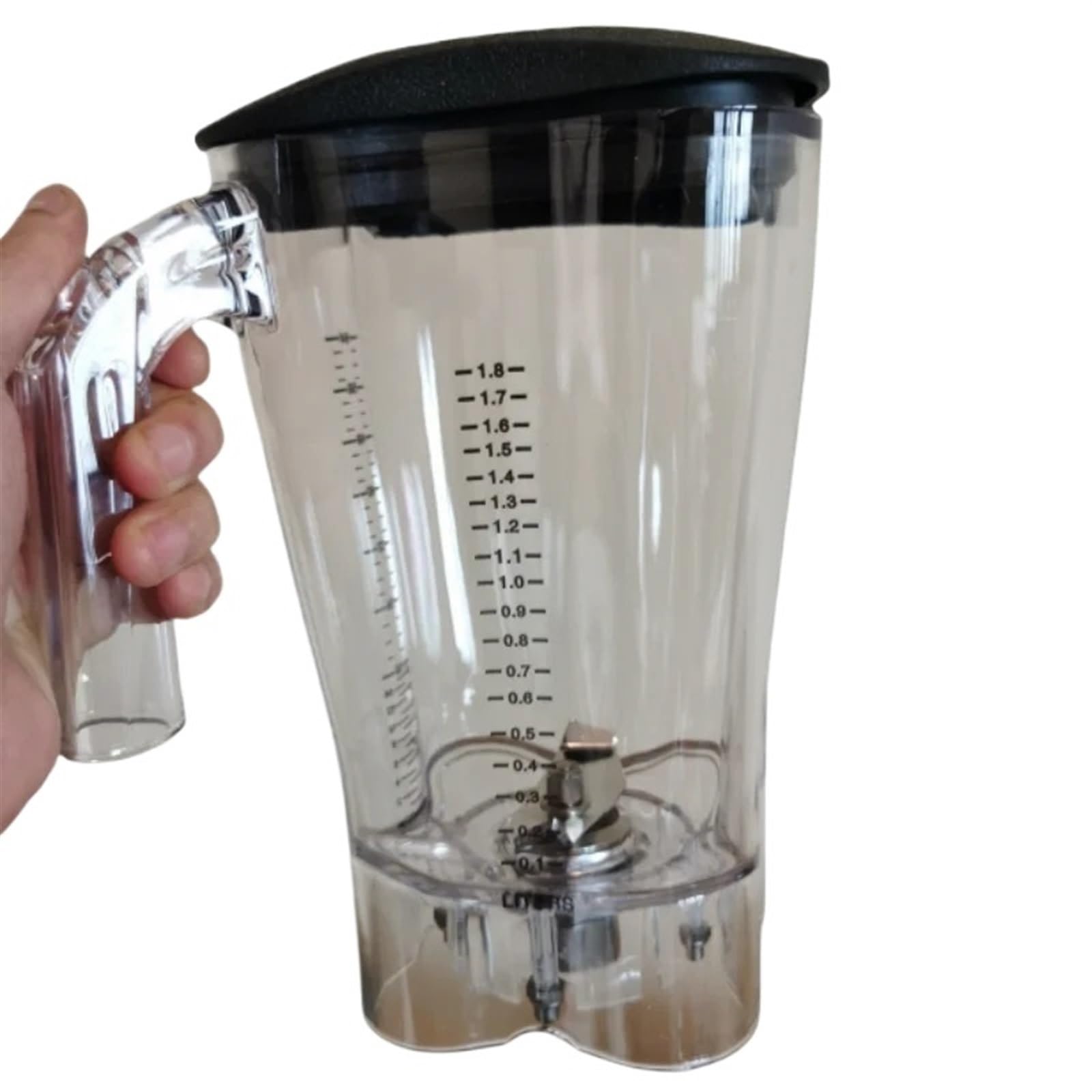 Miska do mieszania, kubek do gotowania, kompatybilny z Hamilton Beach HBH550/650/850. Blender, mikser do smoothie, akcesoria, pokrywa + ostrze + korpus kubka