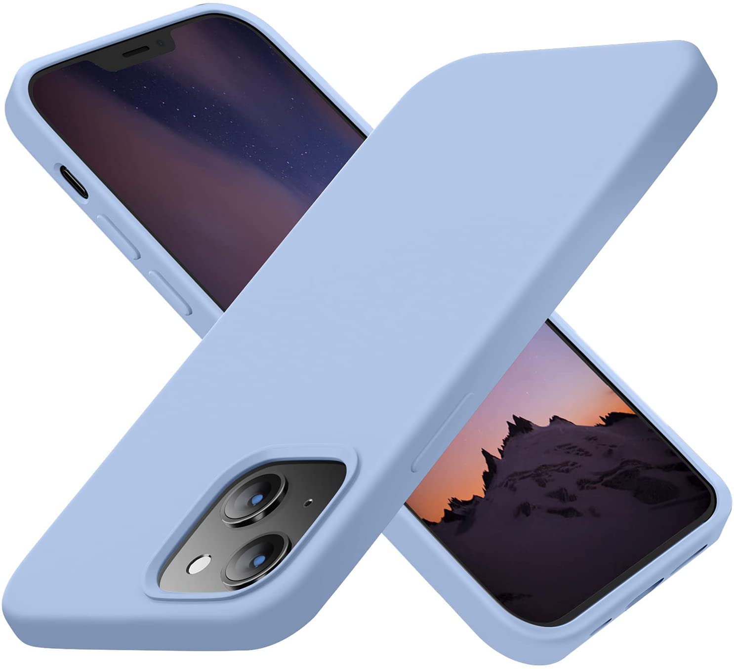 TEEKAOO Silicone Back Cover Case Compatible with iPhone 14 Plus (Light Blue) (B0BJV34JK2) Amazon Price History, Amazon Price Tracker