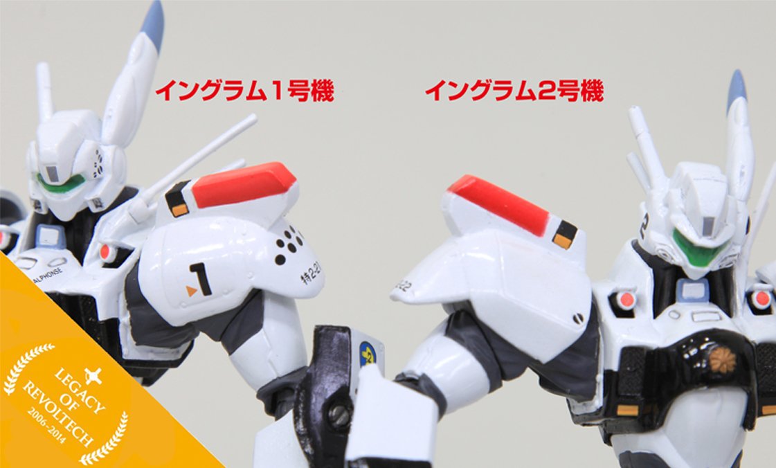 リボルテック　劇場版イングラム　1号機. 2号機　　2個セット リボルテック No.42 劇場版イングラム1号機 [機動警察