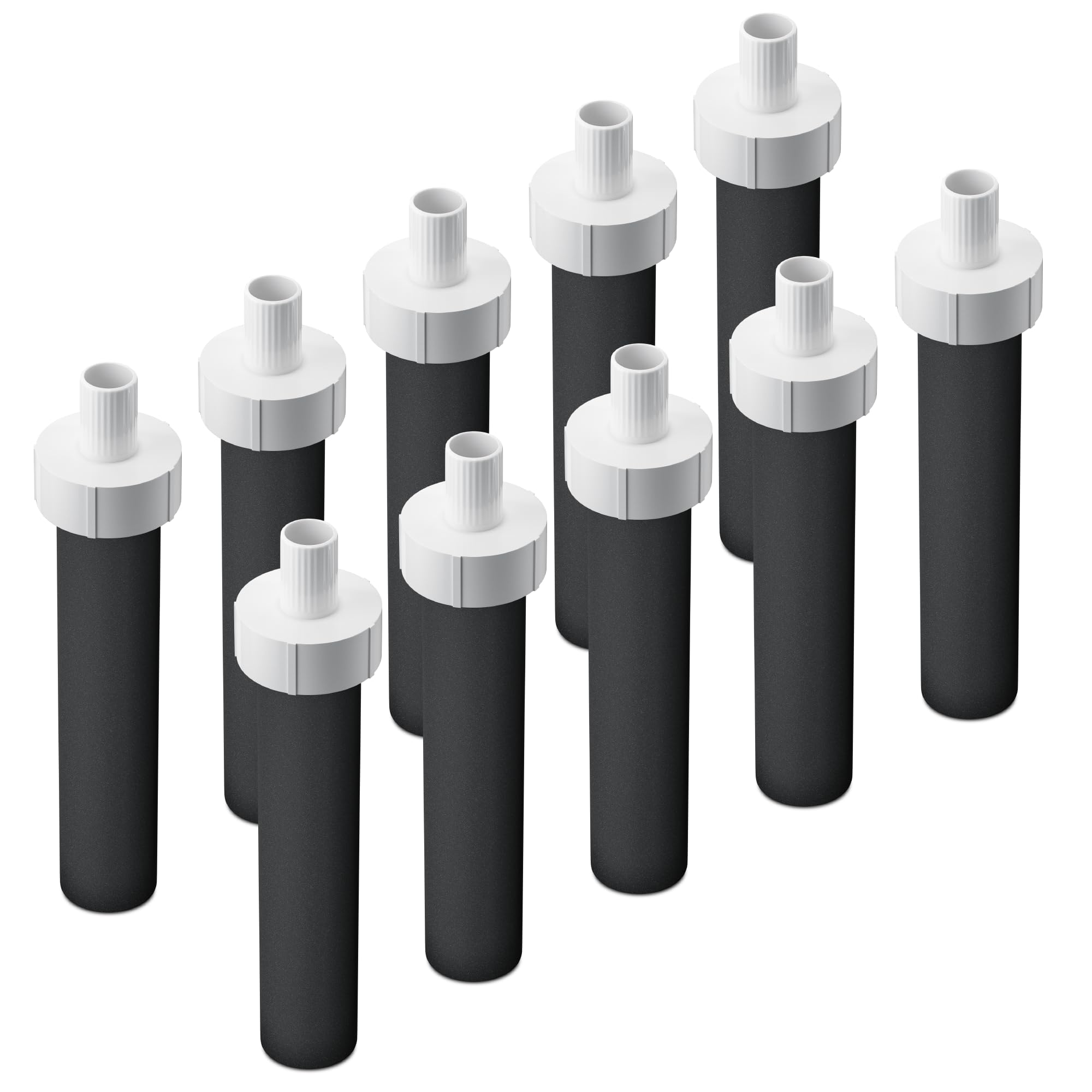 Water Bottle Filter Compatible with BB06,Hard Sided and Stainless Steel Bottle Filter, Reduce Lead and Chlorine,Remove Taste,Odor，Pack of 10，By DESENRUIS