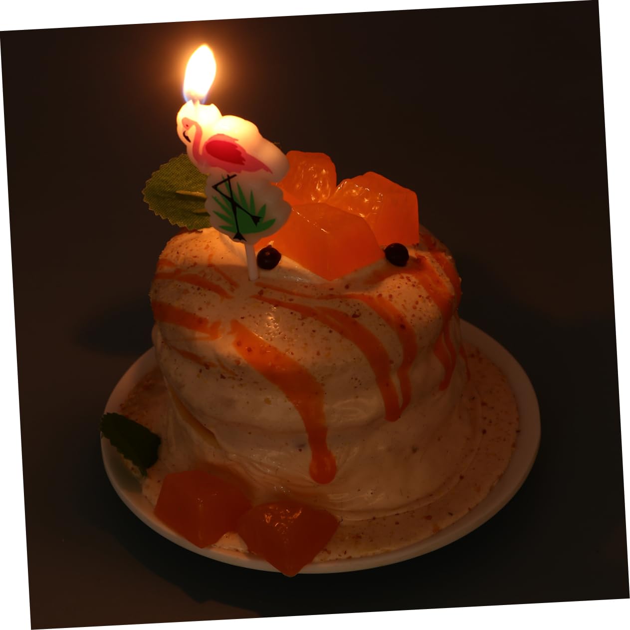 PRETYZOOM 3 Series Velas De Flamenco para Decoración De Tartas Velas para Tartas Vela De Flamenco Vela De Flamenco con Diseño De Flamenco 30 Piezas*3