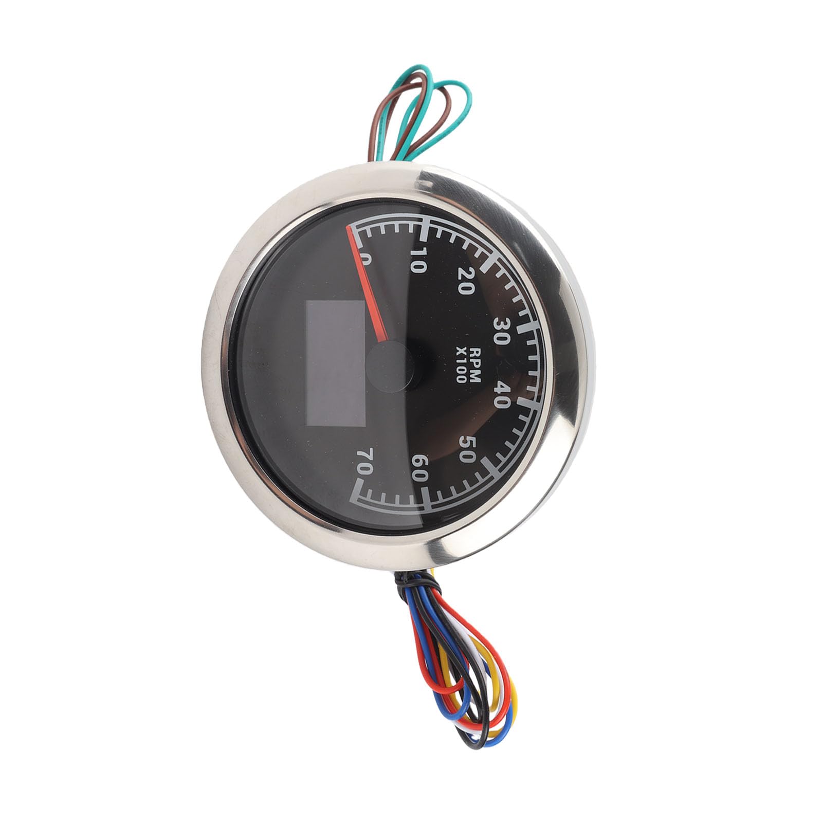 Tachometer 3 in 1 Dual Power Display (schwarzes Zifferblatt)
