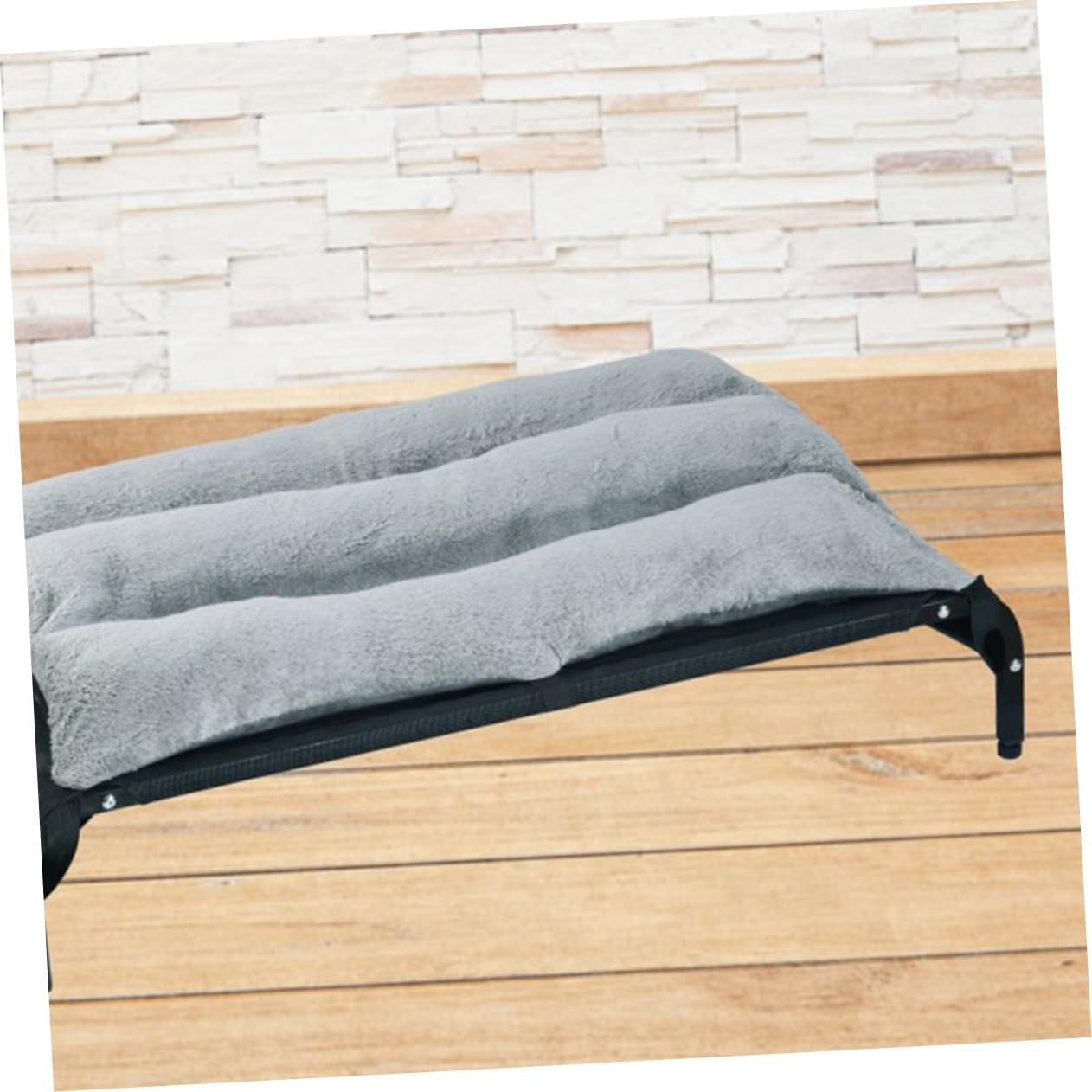 UPKOCH Pet Couch Mattress Strap Dog Sofa Bed Pad Chenille Dog Bed Cover Home Decor Grey