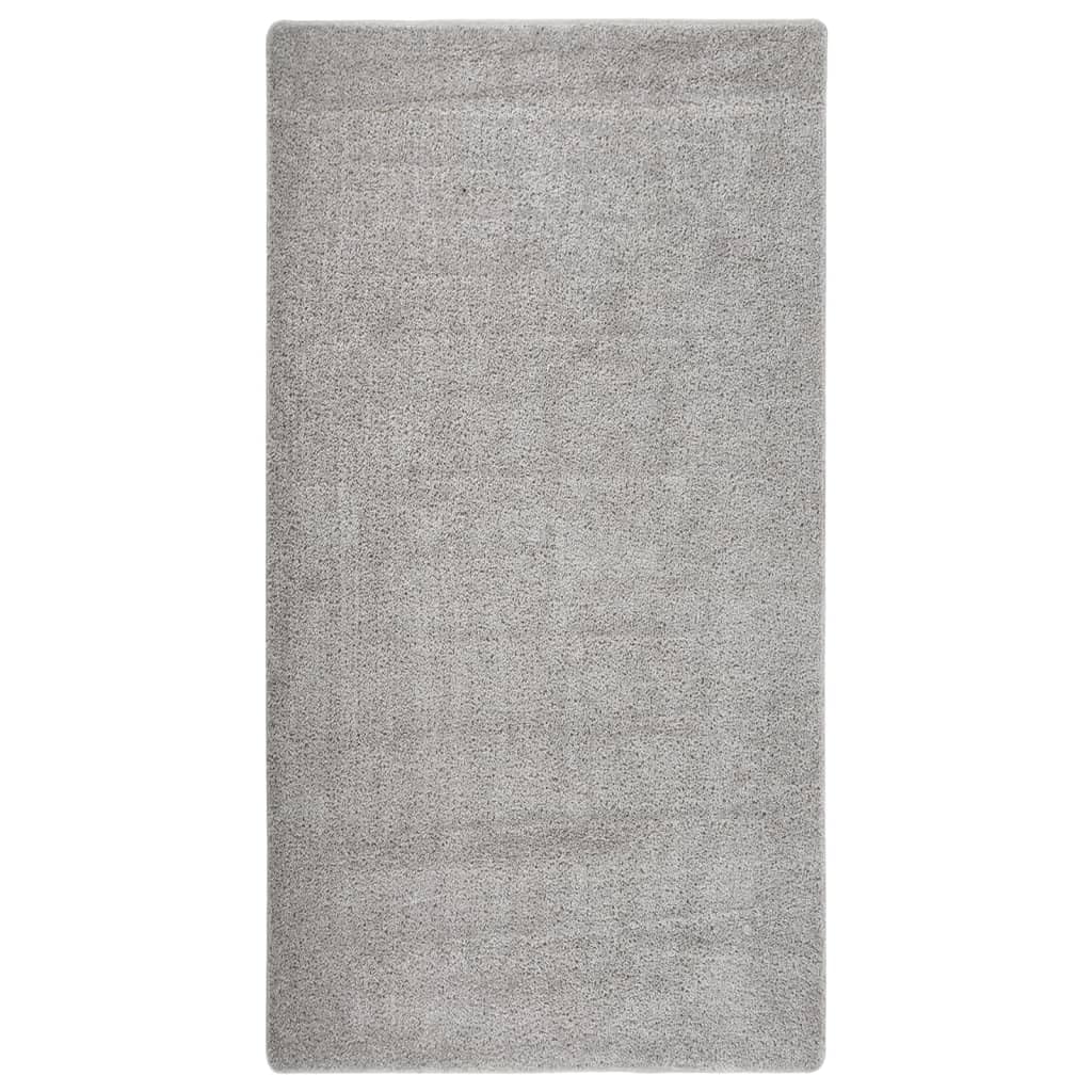 vidaXL Shaggy Rug, Light Grey, 80x150 cm, 100% PP, Anti-Slip Latex Backing, Machine Washable, Robust and Durable Living Room Decor — image 1