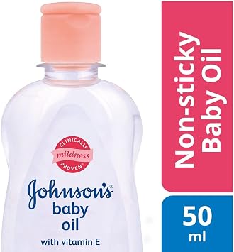 Johnson's Baby Massage Oil, 50 ml / 1.7 FL Oz - 3 Pack