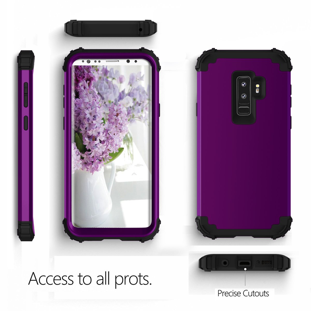 Amazon.com: Phone Case for Samsung Galaxy S9 Plus Hard Cover