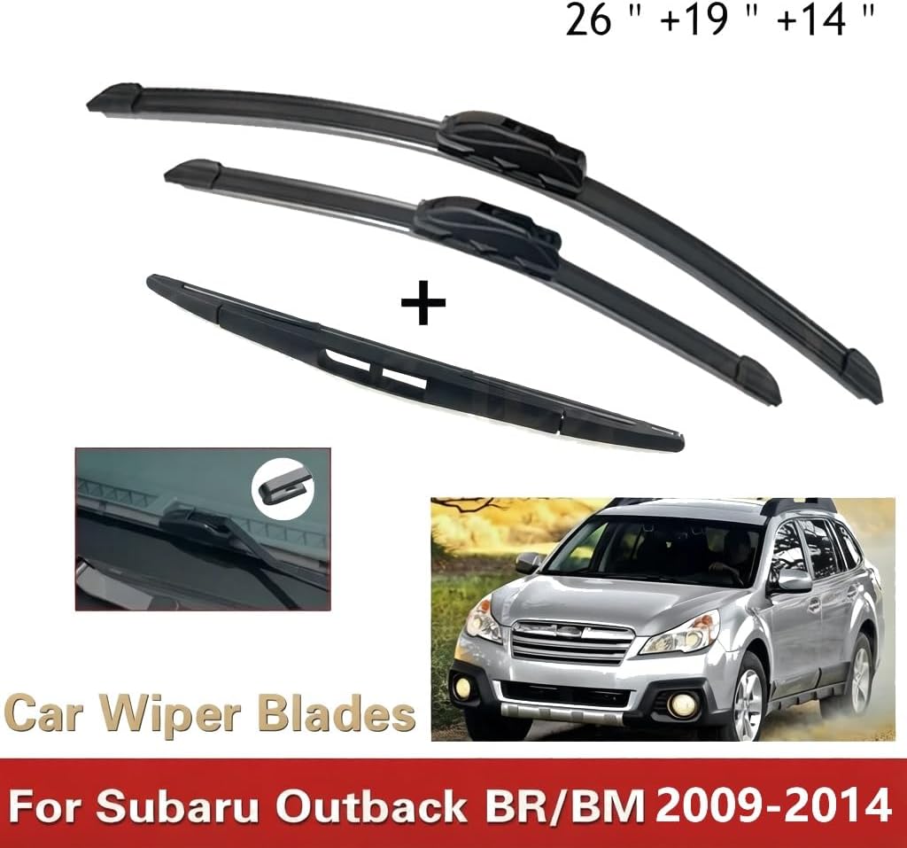 Car Wiper Wiper Blades Set For Subaru Outback BR/BM 2009-2014 26