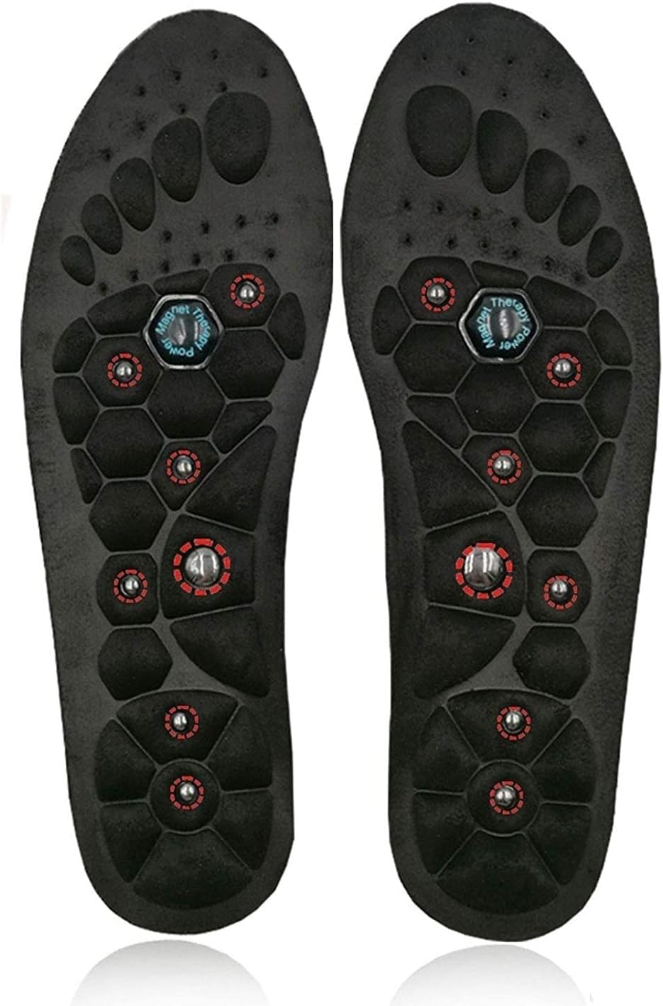 Women and Men Foot Massage Orthotic ShoePad, Therapy Insoles for Pain