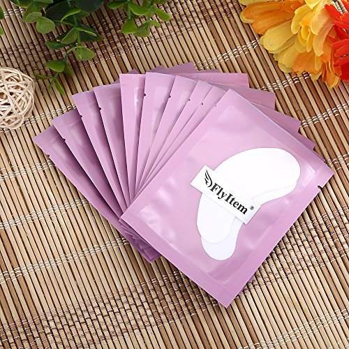 FlyItem® 50 Pairs Professional Ultrathin Lint Free Facial Under Eye Gel Patches For Eyelash Extension