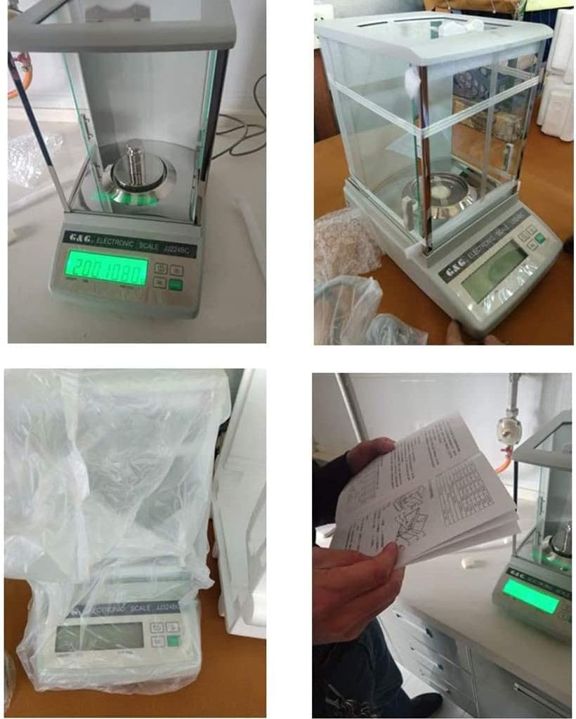 Báscula Digital para joyería, balanza analítica de Oro, de Alta precisión, 0,0001 g, para Laboratorio y Tienda.