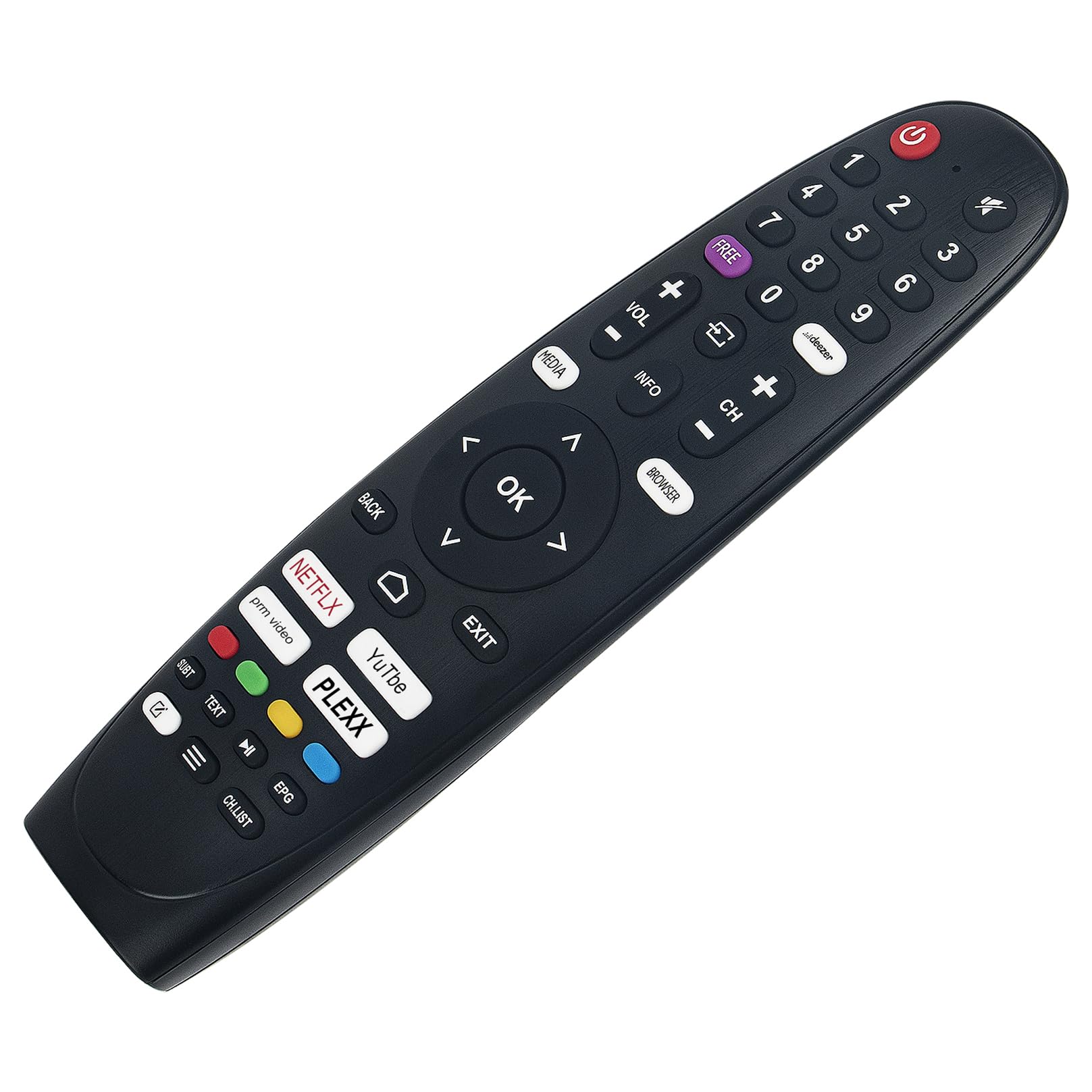 Télécommande remplacée Convient pour SELECLINE EDENWOOD QILIVE Smart-Tech ED55A03UHD-EL Q43US231 24HV10T1 43FV10T1 32HV10T3 32HV10V1 32HV10V3 40FV10V140S222B Q32H231 Q50US231 Q24HS231
