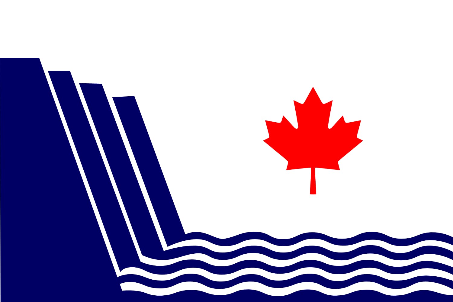 Drapeau Scarborough Ontario grand format imprimé pour mât