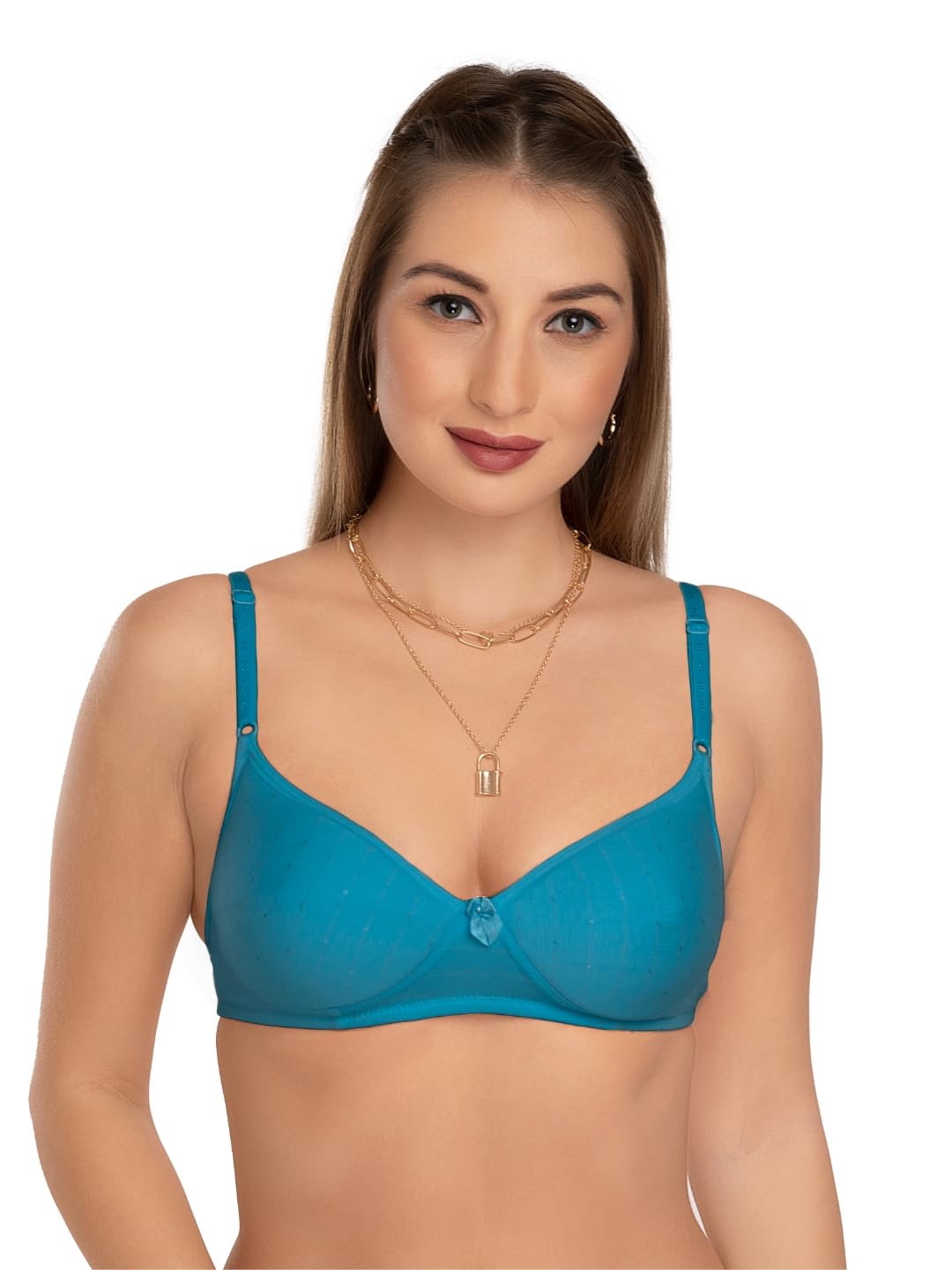 Daisy Dee Women’s Cotton Seamless Lightly Padded Wirefree Full Coverage Bra Daisy Dee Women’s Cotton Seamless Lightly Padded Wirefree Full Coverage Bra