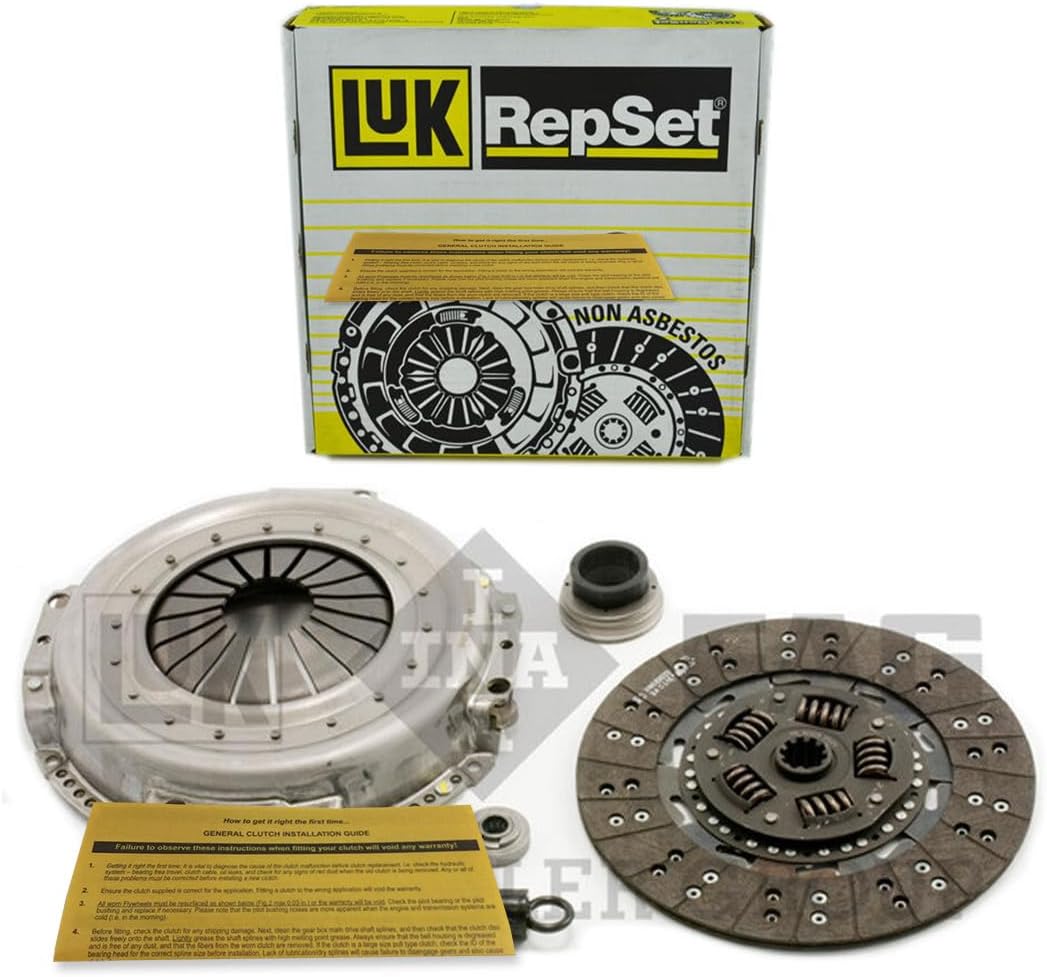 LUK Clutch Kit for 1994-1997 Ford F250 F350 7.3L Turbo Diesel 1987-1997 Super-Duty F53 7.5L Engine - High Performance & Smooth Engagement - Precise Fitment - Durable & Reliable - 12 Month Warranty