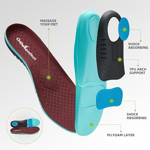 Vista 4 de OrthoComfoot Mocasines ortopédicos para caminar para mujer cómodos zapatos ortopédicos con soporte de arco para pies planos, mocasines casuales