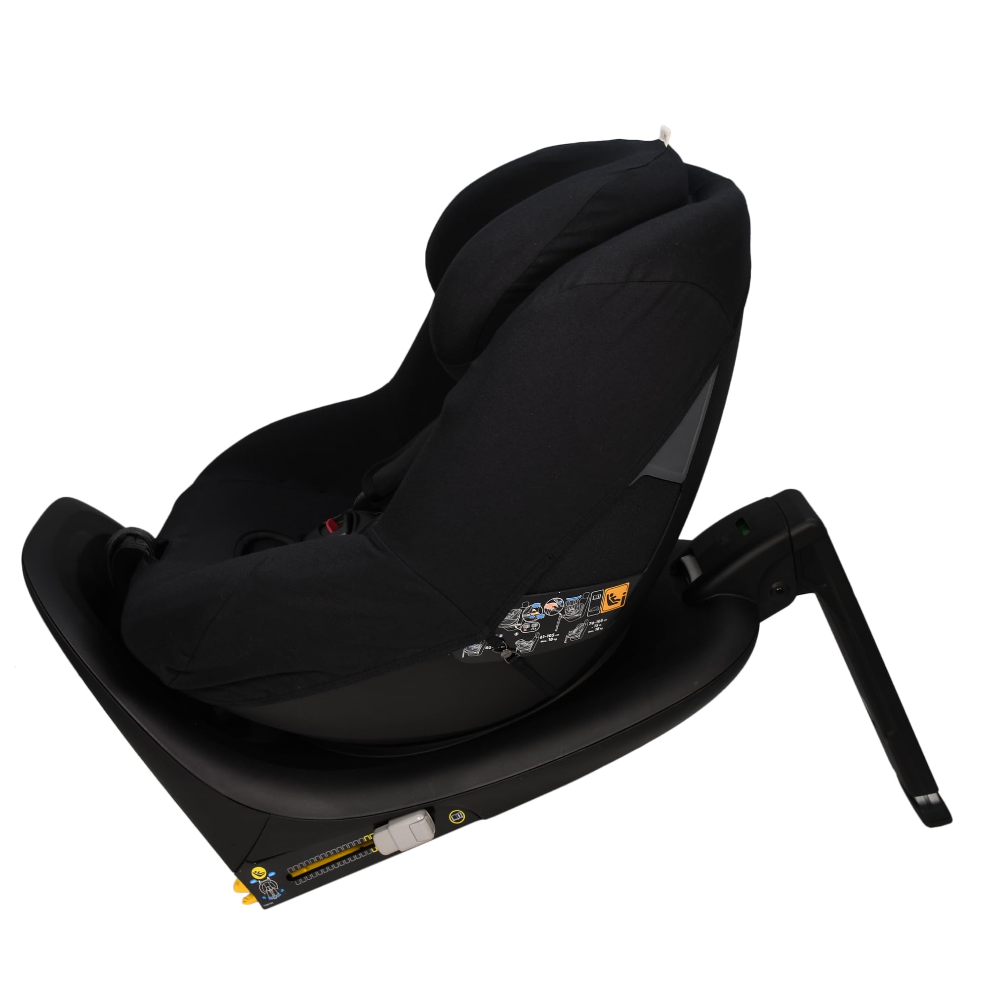JYOKO KIDS Housse pour siège auto bébé en coton compatible avec Maxicosi (Black Series, Maxi Cosi Pearl 360 y Mica Pro I-size)
