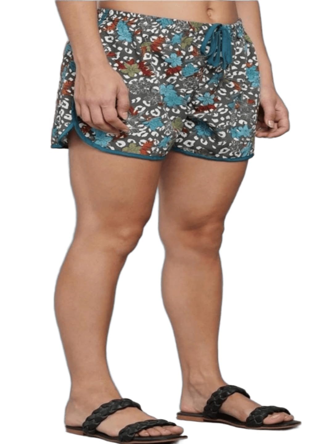 nock regular Women Floral Printed Casual Shorts-picture-24