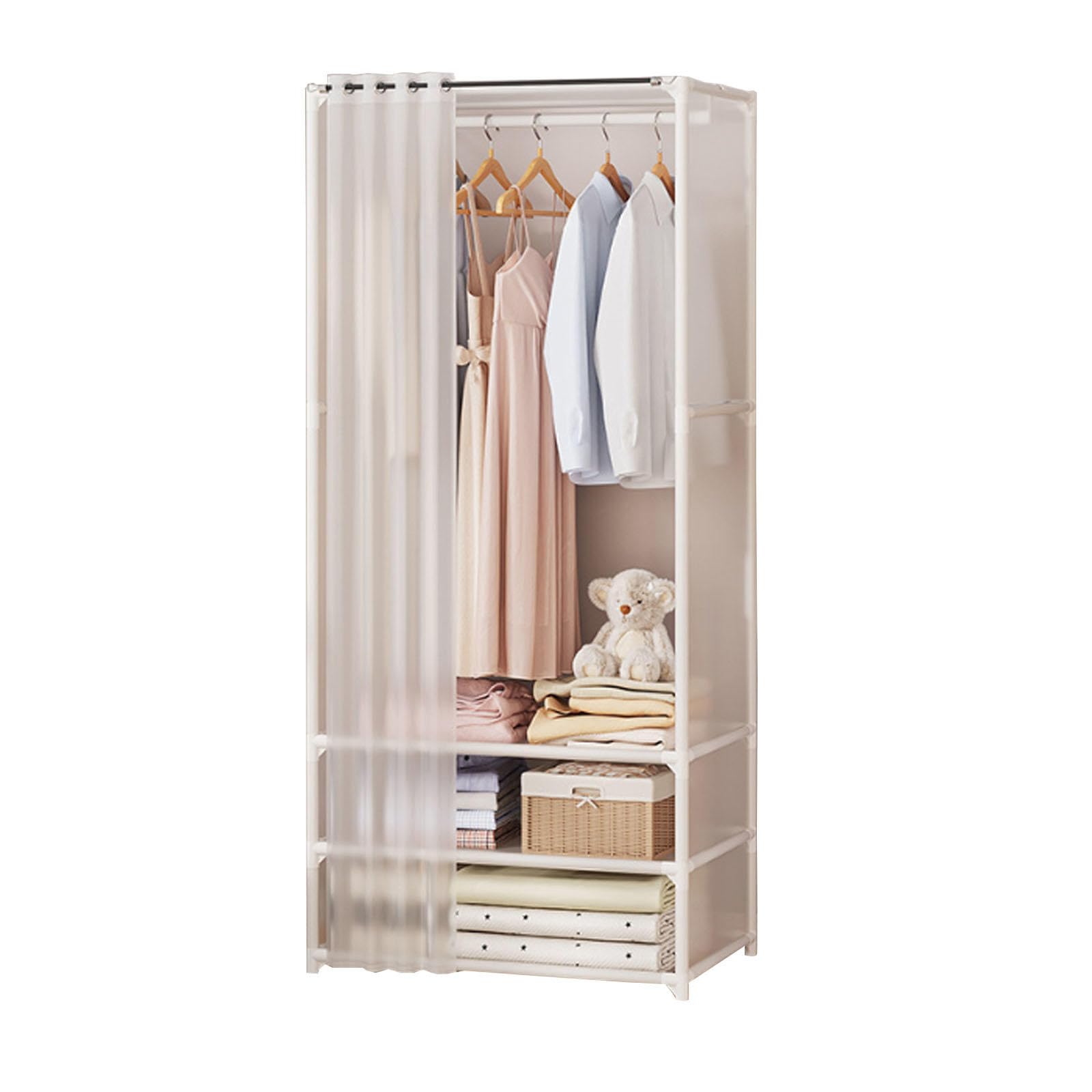 Armoire en toile contre le désordre : penderie portable pour vêtements