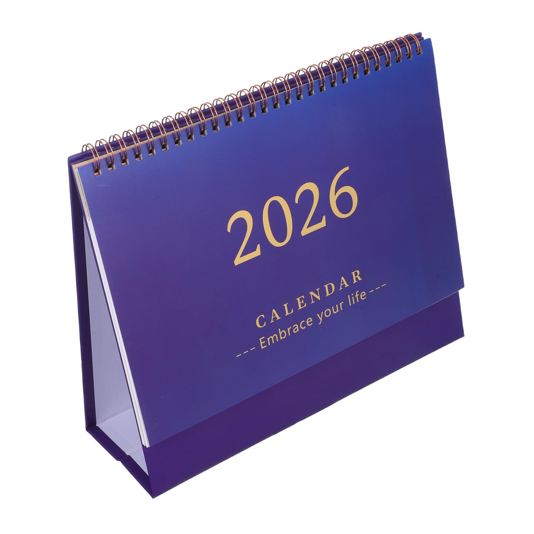 3 Pezzi Tavolo Flip Stand con Rilegatura Spirale Planner Mensile Minimalista per Organizzazione Giornaliera e Gestione Efficiente e Casa