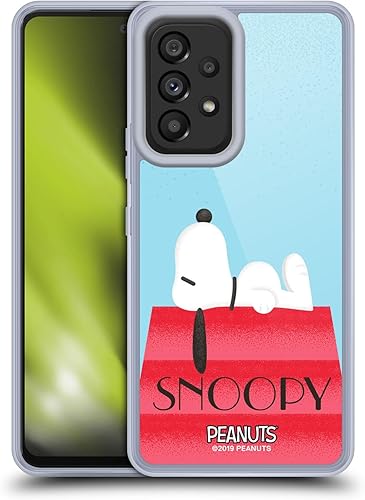 Miniatura 240 de Head Case Designs Funda de gel suave con licencia oficial de Peanuts House Snoopy Deco Dreams compatible con Samsung Galaxy S23 5G Casa,Blue