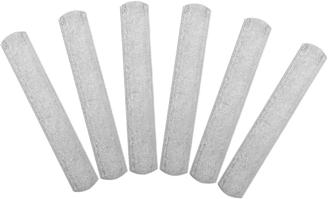 HANABASS 6pcs Adjustable Weight Iron Plates for Weight Vest Leg and Arm Straps Polished Round Design for Safe Use for Strength Training and Fitness Activities