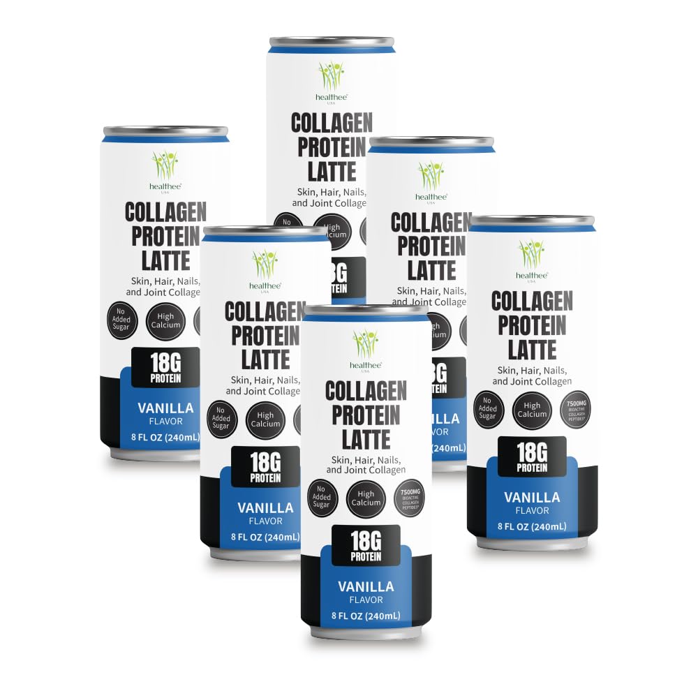 Amazon.com: Healthee Collagen Protein Latte with 10g of Micellar