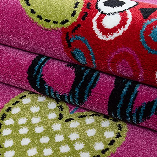 Tappeti per bambini, colore viola, disegno del