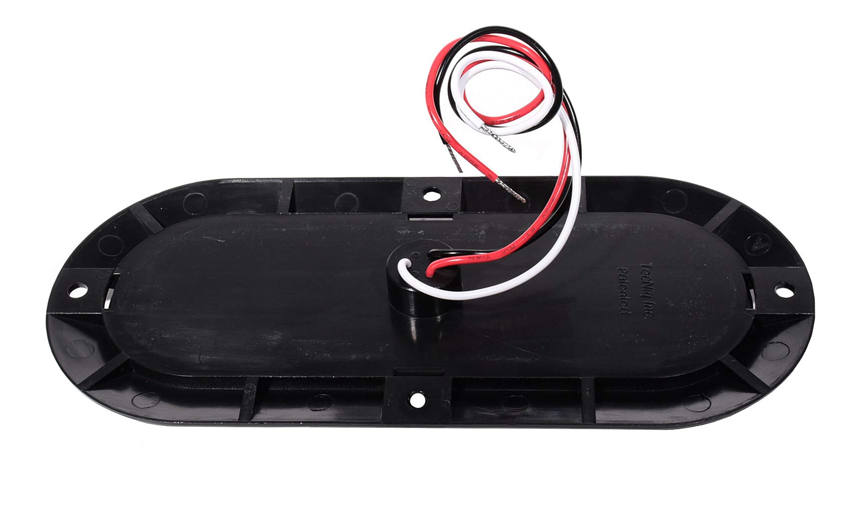 TecNiq T66-RCSP-1, 6 Inch Oval STT, Surface Mount, Clear Lens, Pigtail