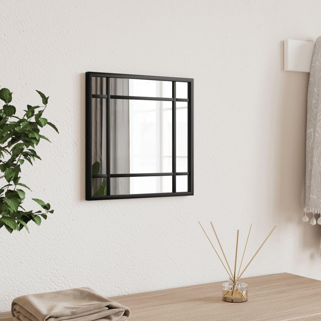 Miroir carré en fer anti-rouille pour salle de bain humide