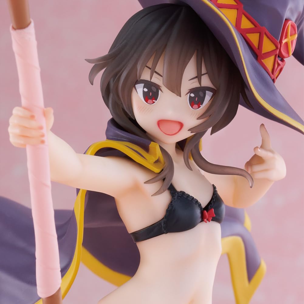LUNK Megumin Action Figure Swimsuit Anime Megumin Figure Statue Cute Girl Figurine Collectible Anime Gift: Megumin 9 inches