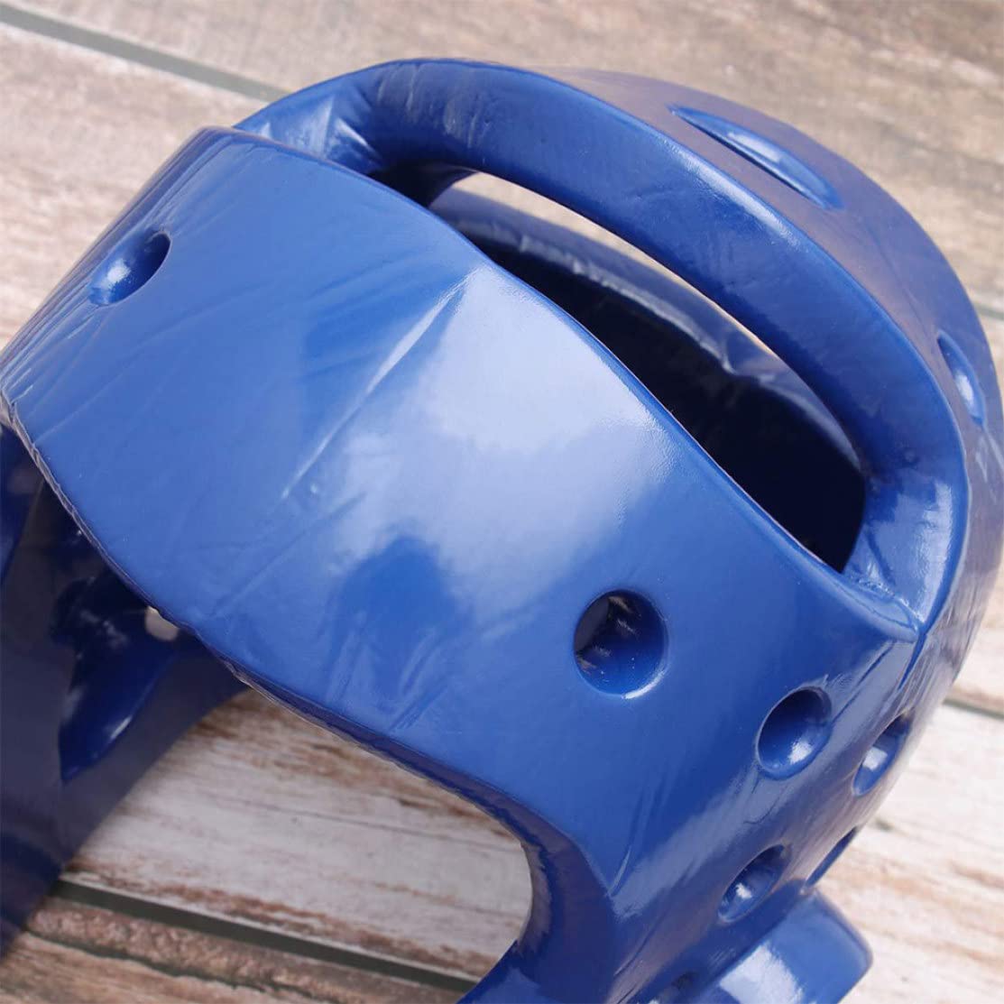 Casco da boxe Caschetto Kickboxing Copricapo Allenamento da combattimento Equipaggiamento protettivo per bambino adulto Rosso Taglia L