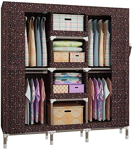 Armoire de rangement en acier inoxydable 25mm penderie MU avec tringle