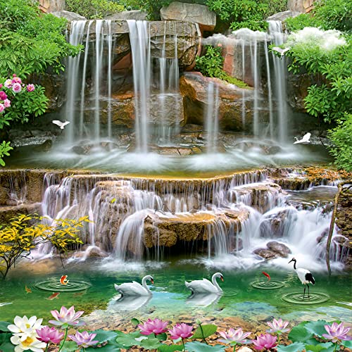 Wallpaper Production WATTER Fall Wallpaper Sticker for Home Décor, Living Room, Bedroom, Hall, Kids Room, Play Room(Self Adhesive Vinyl,Water Proof62 (36 X 36 INCH)