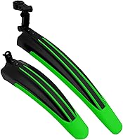 Vista 9 de Free-fly Conjunto de guardabarros delantero y trasero ajustable para bicicleta de montaña y bicicleta de bicicleta Amarillo