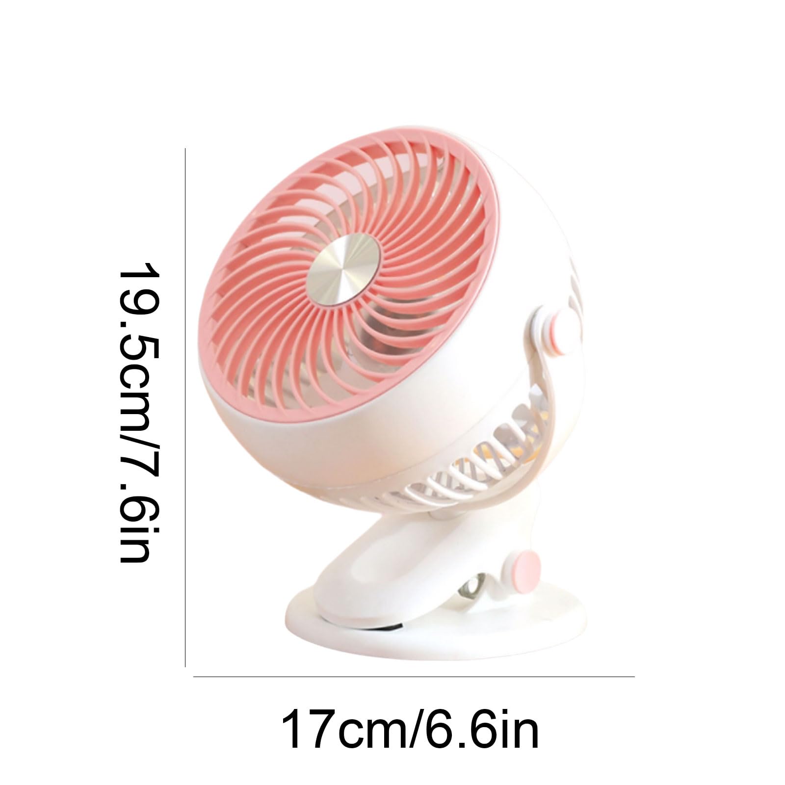 zwarty Plastic desktopventilator Oplaadbare desktopventilator Multipurpose Desktopventilator stille desktopventilator Home Dormitory Desktop Fan fajny