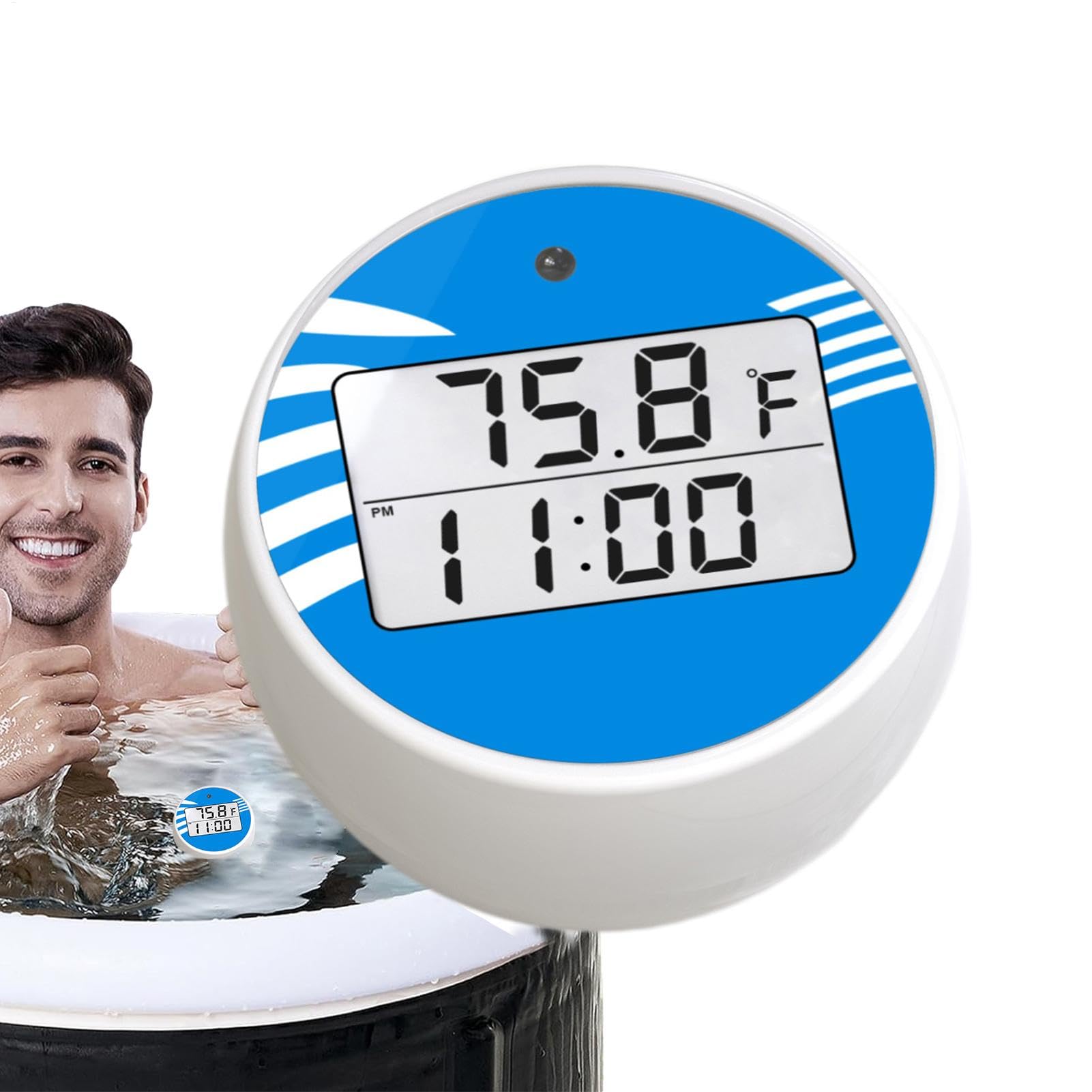 Medidor de temperatura de baño flotante, medidor de temperatura del agua