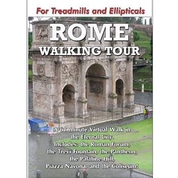 DVD Rome Walking Tour - Treadmill Scenery DVD Book