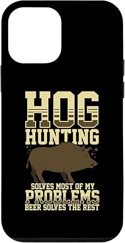 Miniatura 1 de Funda para iPhone 12 mini Hog Hunting Dog Gun Call Hunter Pigs Wild Javelina