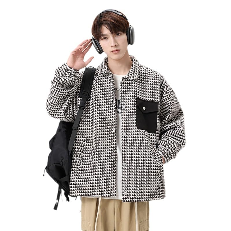 American Summer Youth Plaid Casual Collar Jacket 6