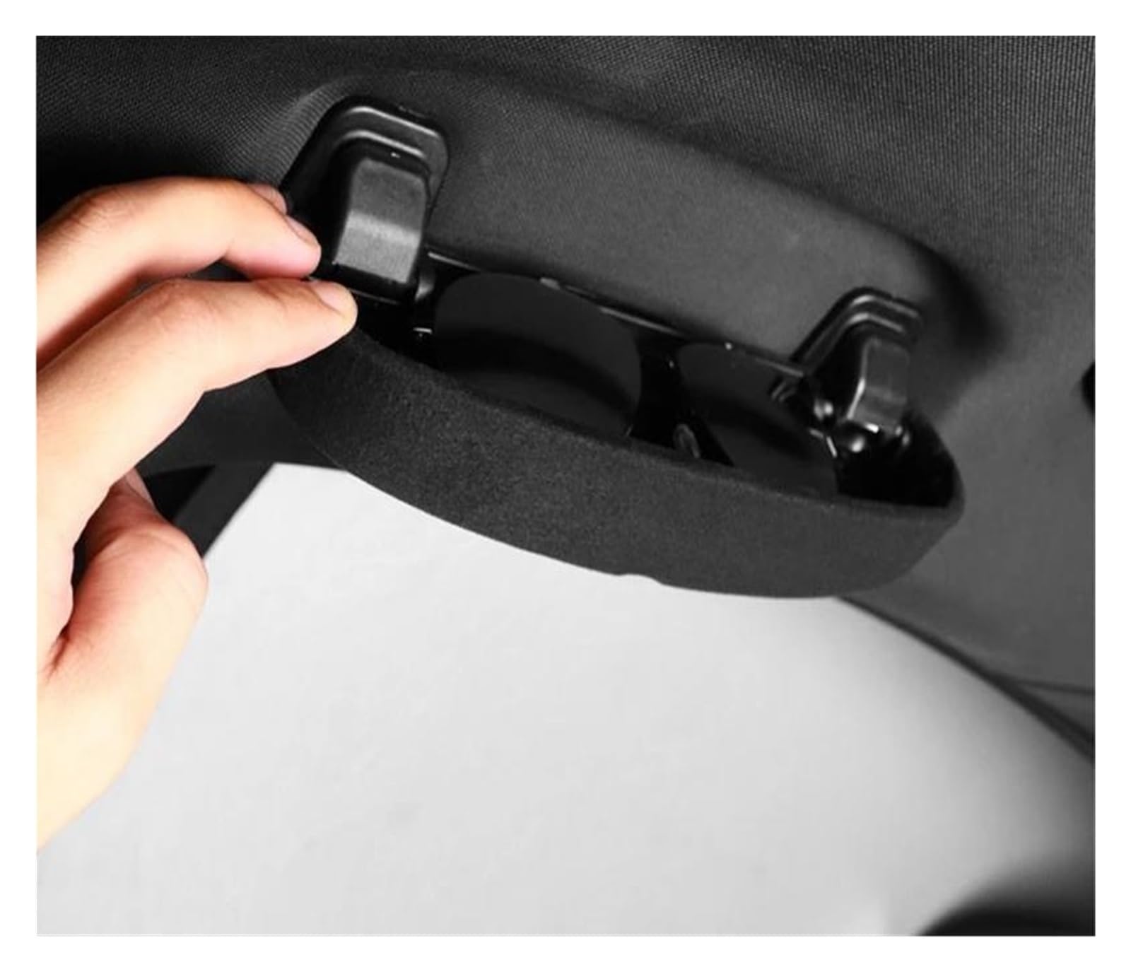 Soporte Gafas Antirayones para Xc60 para S90 para Xc90 para Xc40 para S60 para V60 Gafas De Sol De Coche Flocado Estuche De Anteojos Accesorios Interiores Porta Gafas Coche