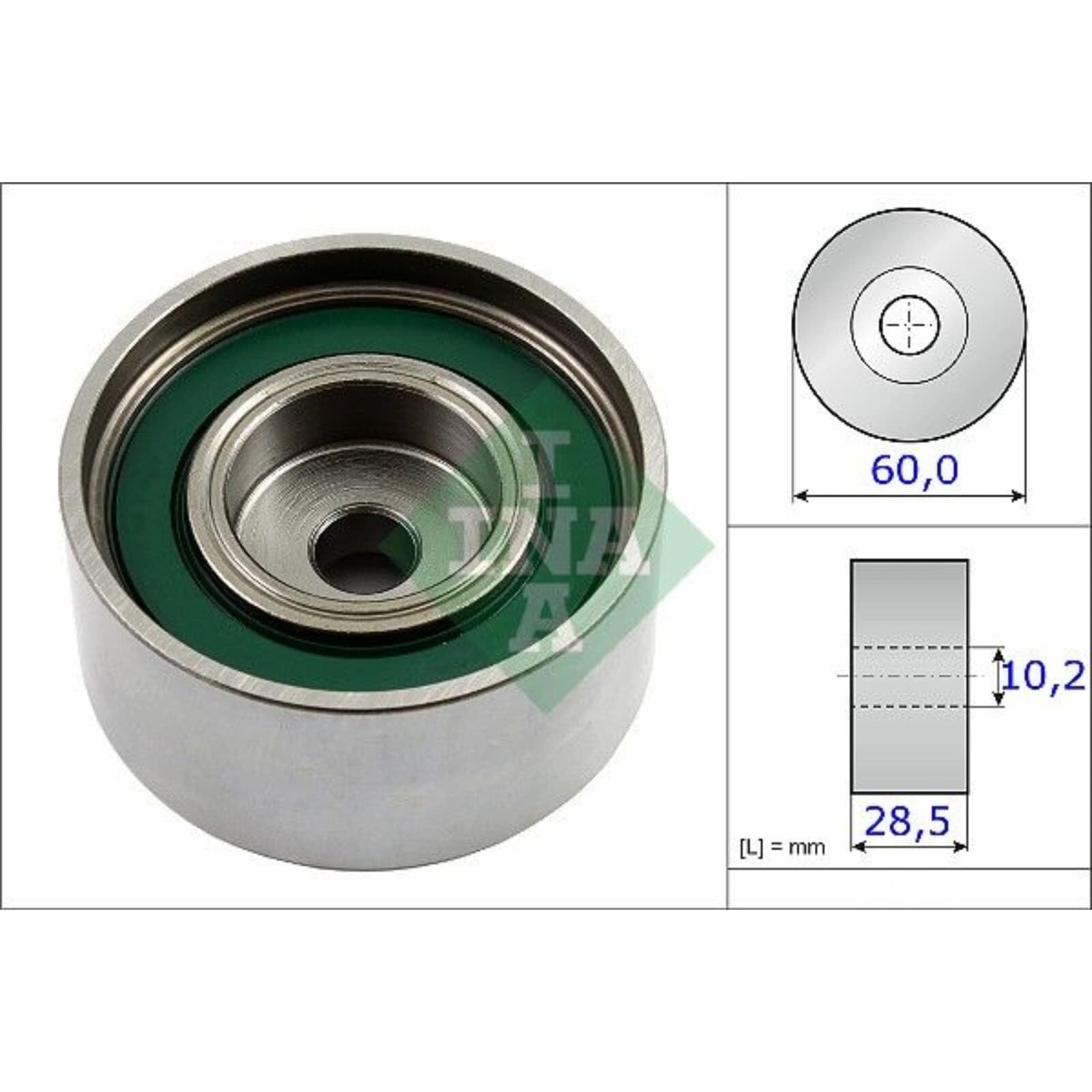 INA Kit de correa de distribución 530 0594 10 Cant. correas: 2 22,5mm Compatible con MITSUBISHI L 200 / Triton Pick-up KJ, KK, KL, FIAT Fullback Pick-up 502, 503