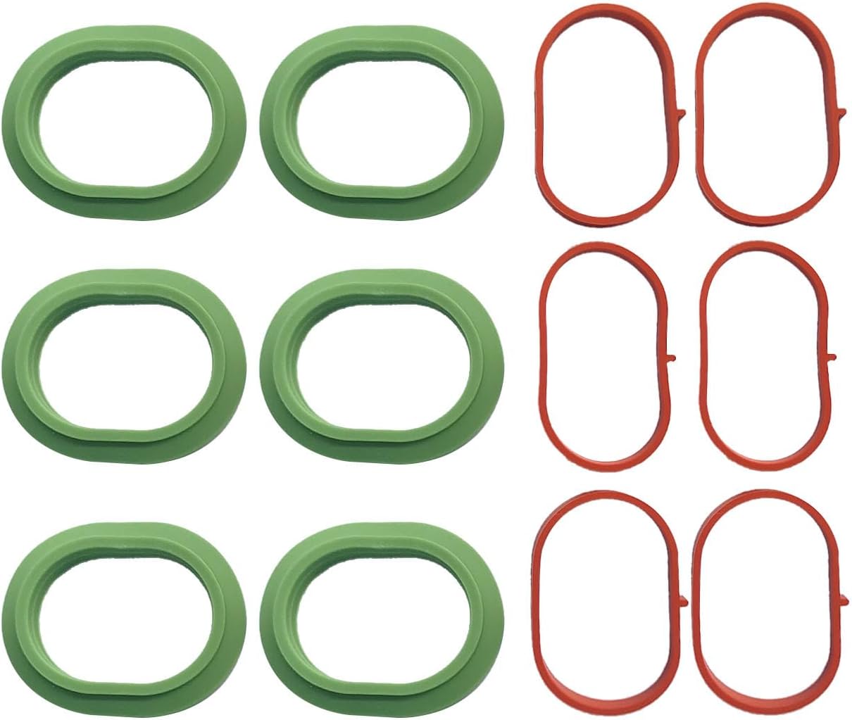 Intake Manifold Upper and Lower Gasket Set For Mercedes-Benz C350 Ml350 C300 E400 Gle350 GLK350 SLK350 2012-2018 Replace 2761410180 2761410080