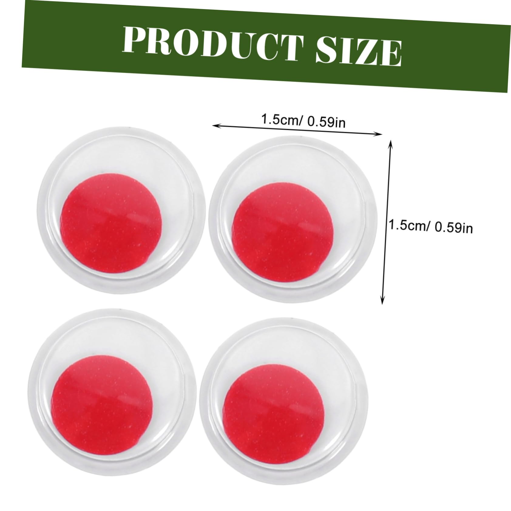 Beatifufu Supplies 100pcs Self-Adhesive Eyes Mini Moving Eyes Patches Perfect for Craft Projects